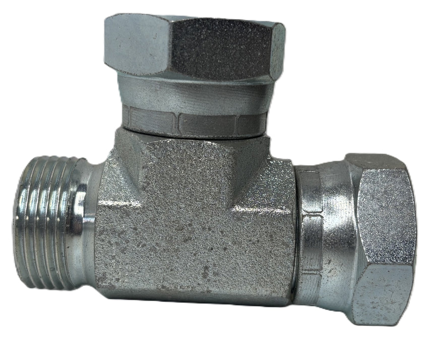 BSP MALE FOR BONDED SEAL X BSP SWIVEL FEMALE X BSP SWIVEL FEMALE BRANCH TEE FABRICATED